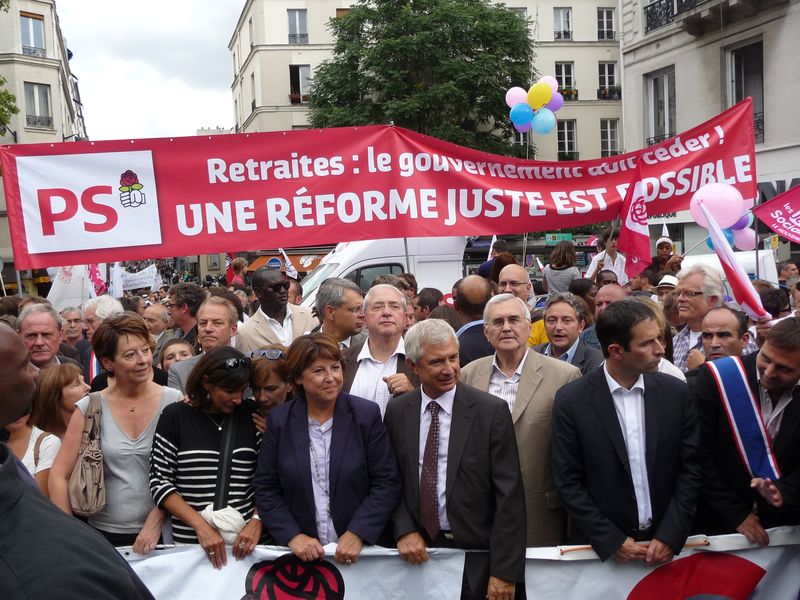 Greve retraites PS manifestation